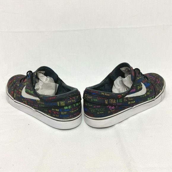 NIKE SB ZOOM Stefan JANOSKI CNVS QS Be True PRIDE Pack 702981-009 Mens 13 - Picture 9 of 12